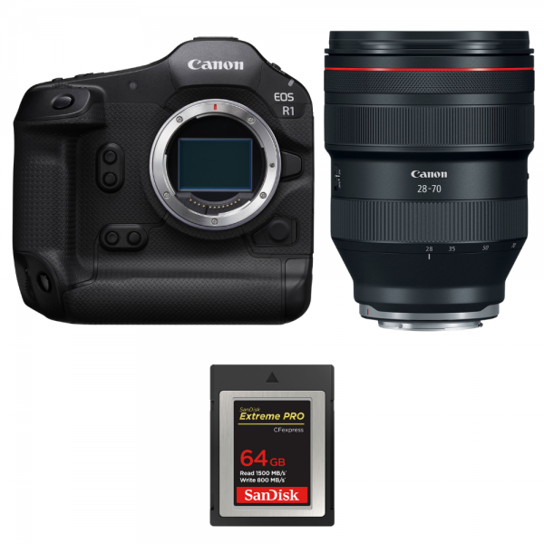 Canon EOS R1 + RF 28-70mm f/2 L USM + 1 SanDisk 64GB Extreme PRO CFexpress Type B-1