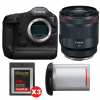 Canon EOS R1 + RF 50mm f/1.2 L USM + 3 SanDisk 128GB Extreme PRO CFexpress Type B + Canon LP-E19-1