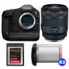 Canon EOS R1 + RF 50mm f/1.2 L USM + 1 SanDisk 256GB Extreme PRO CFexpress Type B + 2 Canon LP-E19-1