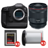 Canon EOS R1 + RF 50mm f/1.2 L USM + 3 SanDisk 64GB Extreme PRO CFexpress Type B + 3 Canon LP-E19-1