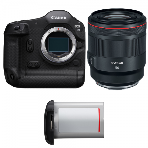 Canon EOS R1 + RF 50mm f/1.2 L USM + Canon LP-E19-1