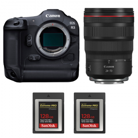 Canon EOS R3 + RF 24-70mm f/2.8 L IS USM + 2 SanDisk 128GB Extreme PRO CFexpress Type B-1
