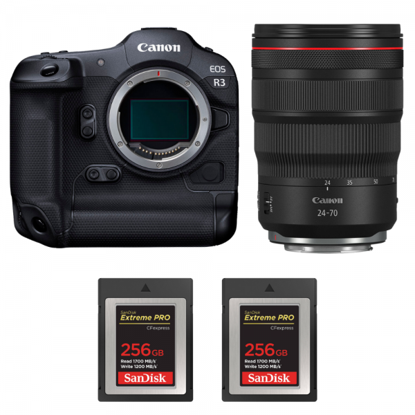 Canon EOS R3 + RF 24-70mm f/2.8 L IS USM + 2 SanDisk 256GB Extreme PRO CFexpress Type B-1