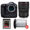 Canon EOS R3 + RF 24-70mm f/2.8 L IS USM + 1 SanDisk 64GB Extreme PRO CFexpress Type B + 3 Canon LP-E19-1