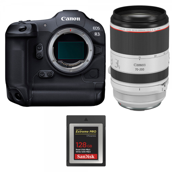 Canon EOS R3 + RF 70-200mm f/2.8 L IS USM + 1 SanDisk 128GB Extreme PRO CFexpress Type B-1