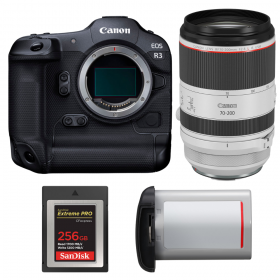 Canon EOS R3 + RF 70-200mm f/2.8 L IS USM + 1 SanDisk 256GB Extreme PRO CFexpress Type B + Canon LP-E19-1