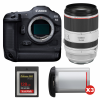 Canon EOS R3 + RF 70-200mm f/2.8 L IS USM + 1 SanDisk 128GB Extreme PRO CFexpress Type B + 3 Canon LP-E19-1