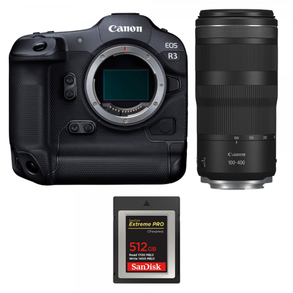 Canon EOS R3 + RF 100-400mm f/5.6-8 IS USM + 1 SanDisk 512GB Extreme PRO CFexpress Type B-1