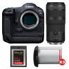 Canon EOS R3 + RF 100-400mm f/5.6-8 IS USM + 1 SanDisk 64GB Extreme PRO CFexpress Type B + 3 Canon LP-E19-1