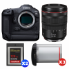 Canon EOS R3 + RF 24-105mm f/4 L IS USM + 2 SanDisk 128GB Extreme PRO CFexpress Type B + 3 Canon LP-E19-1