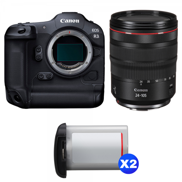Canon EOS R3 + RF 24-105mm f/4 L IS USM + 2 Canon LP-E19-1
