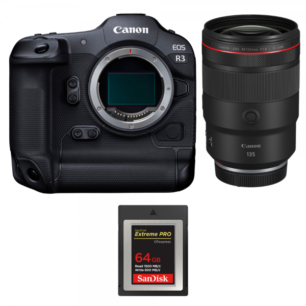 Canon EOS R3 + RF 135mm f/1.8 L IS USM + 1 SanDisk 64GB Extreme PRO CFexpress Type B-1