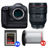 Canon EOS R3 + RF 28-70mm f/2 L USM + 2 SanDisk 64GB Extreme PRO CFexpress Type B + 3 Canon LP-E19-1