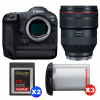 Canon EOS R3 + RF 28-70mm f/2 L USM + 2 SanDisk 128GB Extreme PRO CFexpress Type B + 3 Canon LP-E19-1