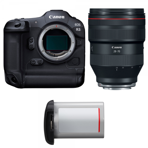 Canon EOS R3 + RF 28-70mm f/2 L USM + 1 Canon LP-E19-1