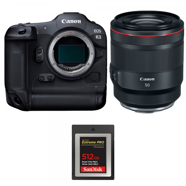 Canon EOS R3 + RF 50mm f/1.2 L USM + 1 SanDisk 512GB Extreme PRO CFexpress Type B-1