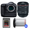 Canon EOS R3 + RF 50mm f/1.2 L USM + 1 SanDisk 128GB Extreme PRO CFexpress Type B + 2 Canon LP-E19-1