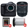 Canon EOS R3 + RF 50mm f/1.2 L USM + 3 SanDisk 64GB Extreme PRO CFexpress Type B + 3 Canon LP-E19-1