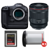 Canon EOS R3 + RF 50mm f/1.2 L USM + 1 SanDisk 128GB Extreme PRO CFexpress Type B + 3 Canon LP-E18-1