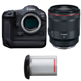 Canon EOS R3 + RF 50mm f/1.2 L USM + 1 Canon LP-E19-1