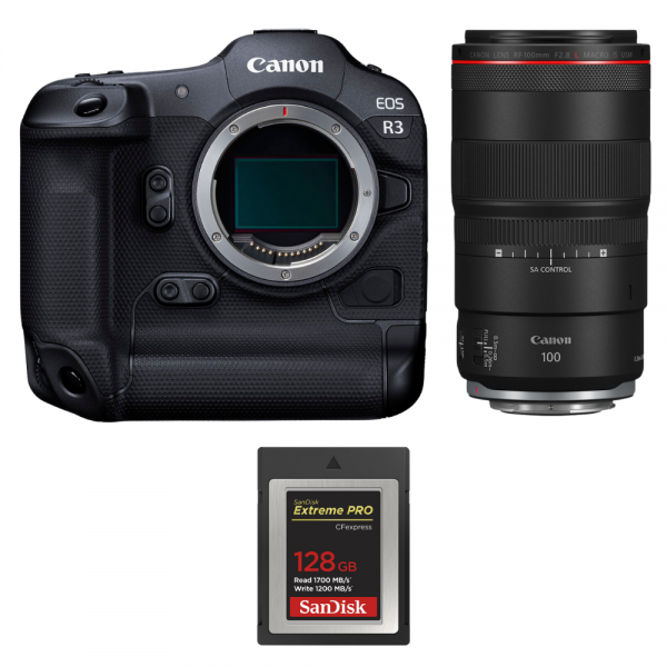 Canon EOS R3 + RF 100mm f/2.8 L Macro IS USM + 1 SanDisk 128GB Extreme PRO CFexpress Type B-1