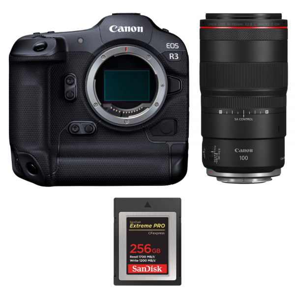 Canon EOS R3 + RF 100mm f/2.8 L Macro IS USM + 1 SanDisk 256GB Extreme PRO CFexpress Type B-1