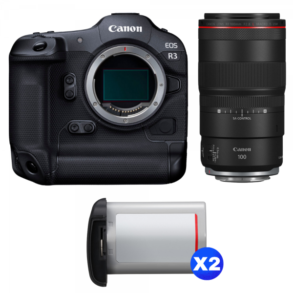 Canon EOS R3 + RF 100mm f/2.8 L Macro IS USM + 2 Canon LP-E19-1