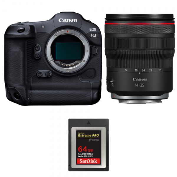 Canon EOS R3 + RF 14-35mm f/4 L IS USM + 1 SanDisk 64GB Extreme PRO CFexpress Type B-1