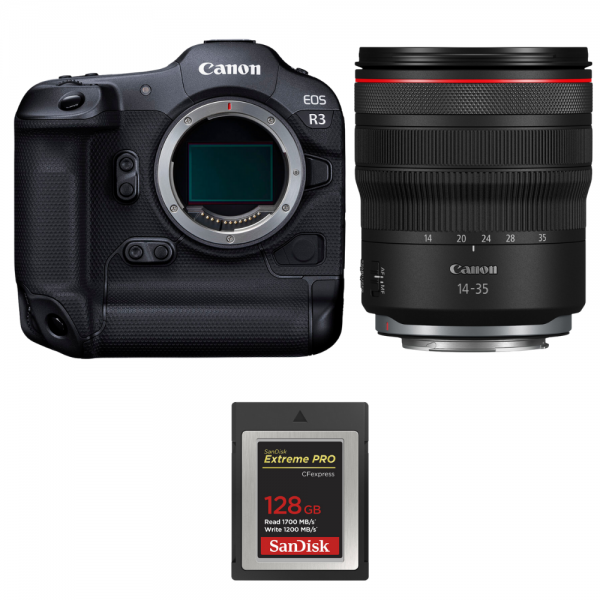 Canon EOS R3 + RF 14-35mm f/4 L IS USM + 1 SanDisk 128GB Extreme PRO CFexpress Type B-1