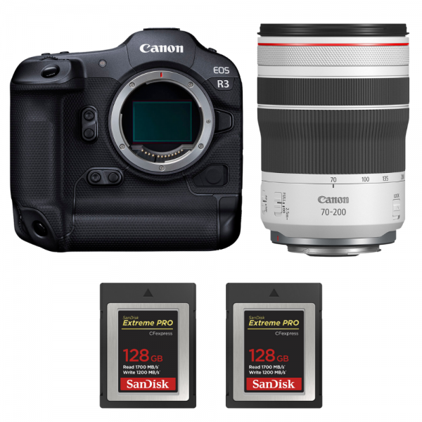 Canon EOS R3 + RF 70-200mm f/4 L IS USM + 2 SanDisk 128GB Extreme PRO CFexpress Type B-1