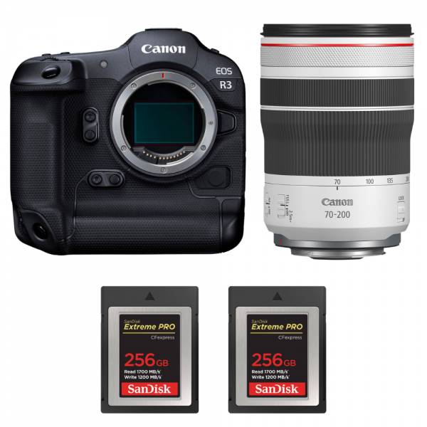 Canon EOS R3 + RF 70-200mm f/4 L IS USM + 2 SanDisk 256GB Extreme PRO CFexpress Type B-1
