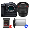 Canon EOS R3 + RF 85mm f/1.2 L USM + 3 SanDisk 128GB Extreme PRO CFexpress Type B + 2 Canon LP-E19-1
