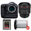 Canon EOS R3 + RF 85mm f/1.2 L USM + 1 SanDisk 128GB Extreme PRO CFexpress Type B + 3 Canon LP-E19-1