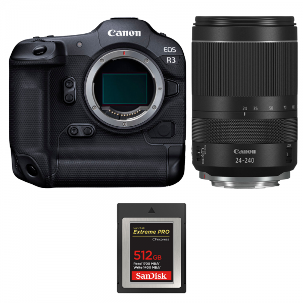 Canon EOS R3 + RF 24-240mm f/4-6.3 IS USM + 1 SanDisk 512GB Extreme PRO CFexpress Type B-1
