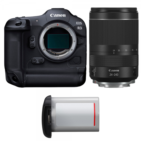 Canon EOS R3 + RF 24-240mm f/4-6.3 IS USM + 1 Canon LP-E19-1