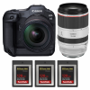 Canon EOS R3 + RF 24-70mm f/2.8 L IS USM + RF 70-200mm f/2.8 L IS USM + 3 SanDisk 128GB Extreme PRO CFexpress Type B-1