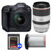 Canon EOS R3 + RF 24-70mm f/2.8 L IS USM + RF 70-200mm f/2.8 L IS USM + 2 SanDisk 128GB Extreme PRO CFexpress Type B + Canon LP-