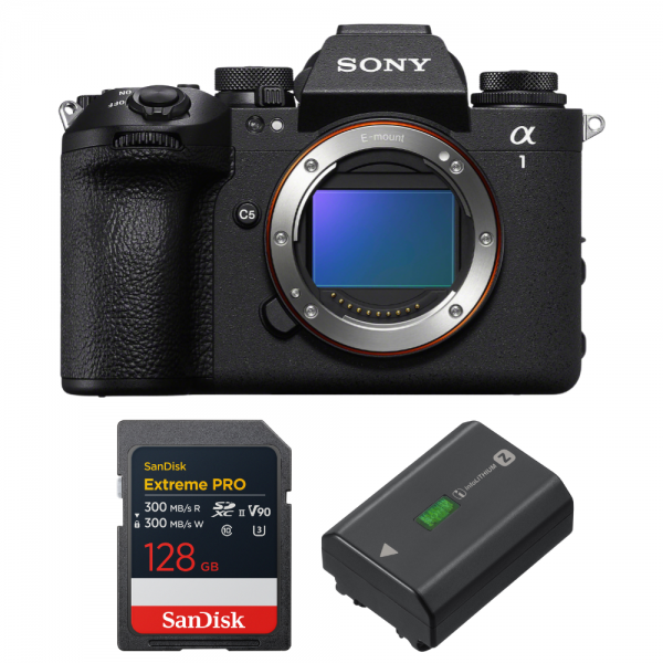 Sony alpha 1 II + 1 SanDisk 128GB Extreme PRO UHS-II SDXC + Sony NP-FZ100-1
