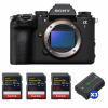 Sony alpha 1 II + 3 SanDisk 128GB Extreme PRO UHS-II SDXC + 3 Sony NP-FZ100-1
