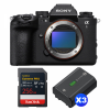 Sony alpha 1 II + 1 SanDisk 256GB Extreme PRO UHS-II SDXC + 3 Sony NP-FZ100-1
