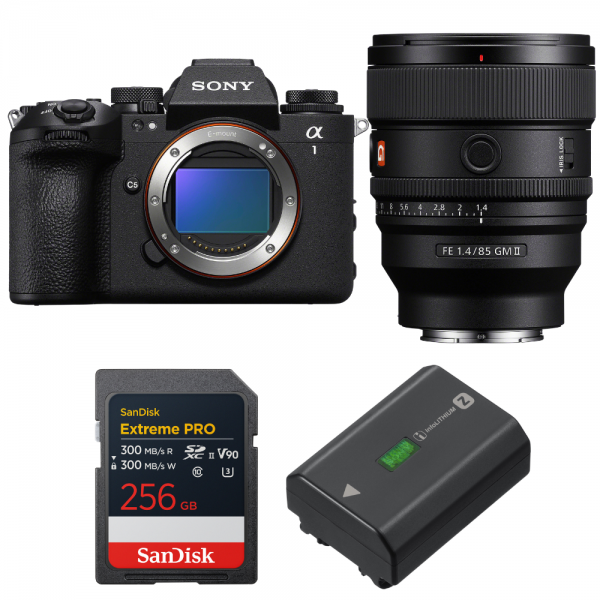 Sony alpha 1 II + FE 85mm f/1.4 GM II + 1 SanDisk 256GB Extreme PRO UHS-II SDXC + Sony NP-FZ100-1