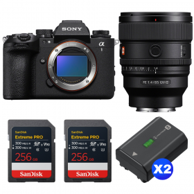Sony alpha 1 II + FE 85mm f/1.4 GM II + 2 SanDisk 256GB Extreme PRO UHS-II SDXC + 2 Sony NP-FZ100-1