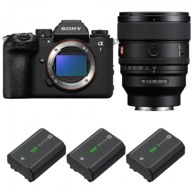 Sony alpha 1 II + FE 85mm f/1.4 GM II + 3 Sony NP-FZ100-1