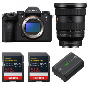 Sony alpha 1 II + FE 16-35mm f/2.8 GM II + 2 SanDisk 512GB Extreme PRO UHS-II SDXC + Sony NP-FZ100-1