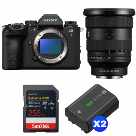 Sony alpha 1 II + FE 16-35mm f/2.8 GM II + 1 SanDisk 256GB Extreme PRO UHS-II SDXC + 2 Sony NP-FZ100-1