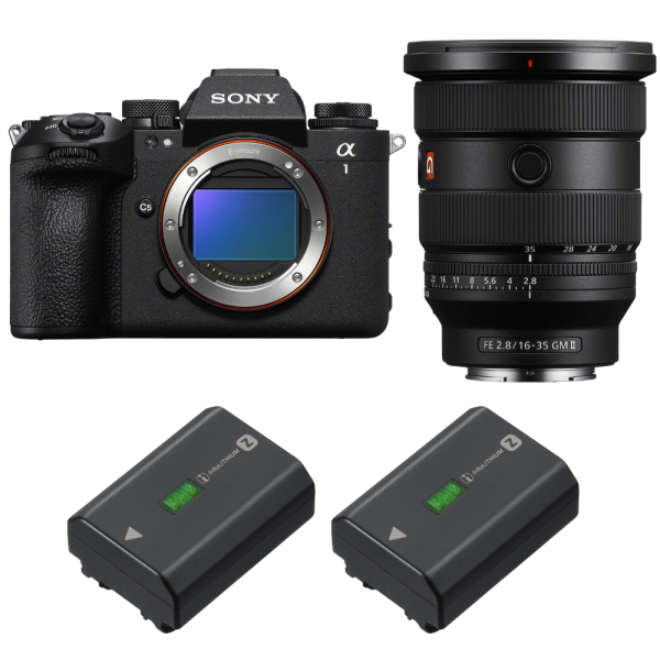 Sony alpha 1 II + FE 16-35mm f/2.8 GM II + 2 Sony NP-FZ100-1
