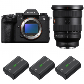 Sony alpha 1 II + FE 16-35mm f/2.8 GM II + 3 Sony NP-FZ100-1