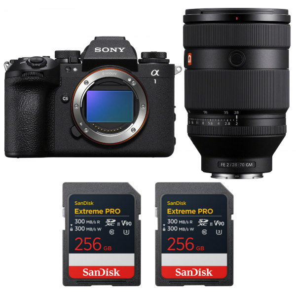 Sony alpha 1 II + FE 28-70mm f/2 GM + 2 SanDisk 256GB Extreme PRO UHS-II SDXC-1