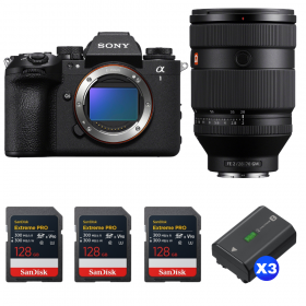 Sony alpha 1 II + FE 28-70mm f/2 GM + 3 SanDisk 128GB Extreme PRO UHS-II SDXC + 3 Sony NP-FZ100-1