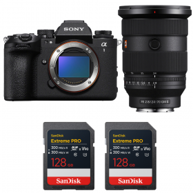 Sony alpha 1 II + FE 24-70mm f/2.8 GM II + 2 SanDisk 128GB Extreme PRO UHS-II SDXC-1